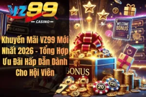 Khuyến Mãi VZ99 Mới Nhất 2026 – Tổng Hợp Ưu Đãi Hấp Dẫn Dành Cho Hội Viên