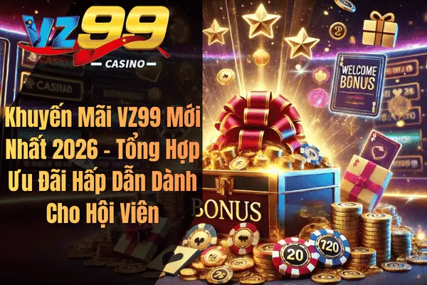 Khuyến Mãi VZ99 Mới Nhất 2026 – Tổng Hợp Ưu Đãi Hấp Dẫn Dành Cho Hội Viên
